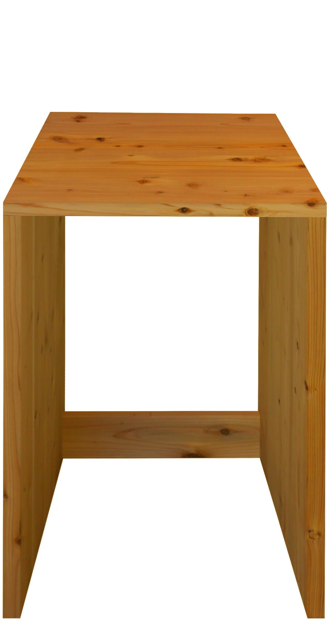 Amazon｜WOODPRO コの字 シェルフ 幅25cm 高さ75cm 奥行40cm ハニー色